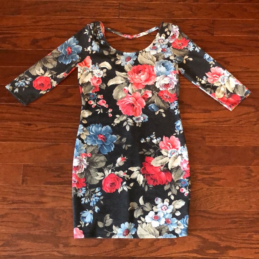 Kirra Floral Bodycon Mini Dress
